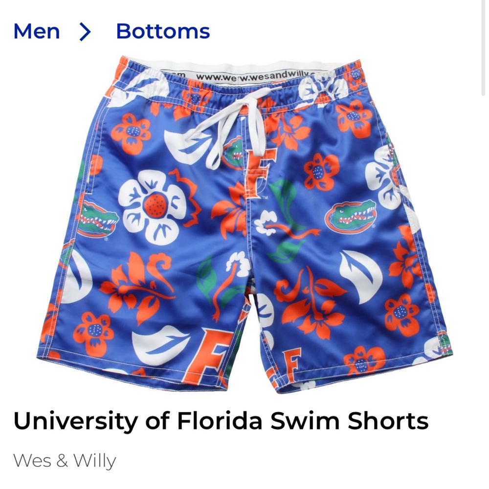 University of Florida Blue Swim Shorts